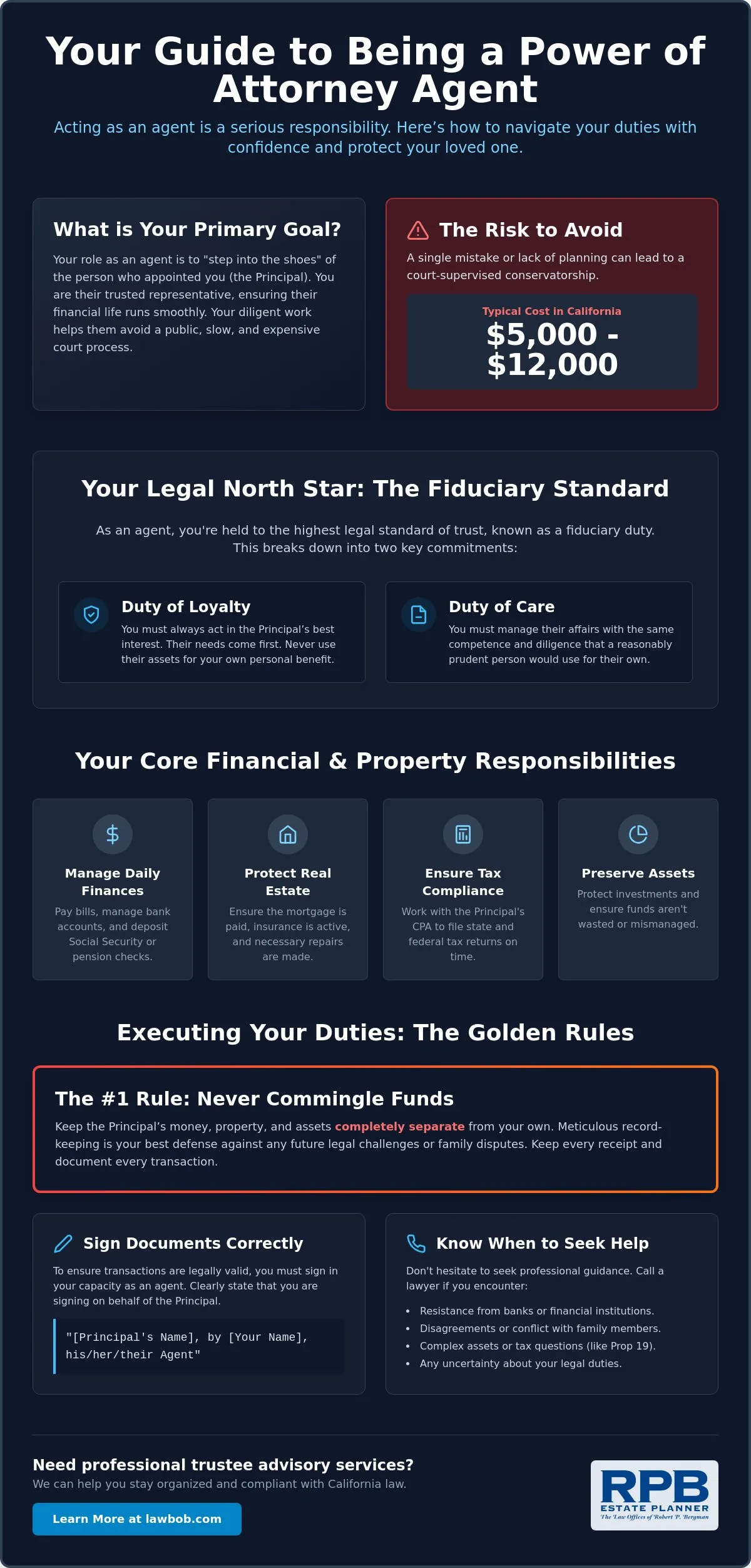 Responsibilities of a Power of Attorney Agent: A Guide for California Families